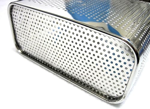 Miniatura 4 de Soporte para utensilios de cocina de acero inoxidable (cuadrado mediano) para palillos para lavavajillas