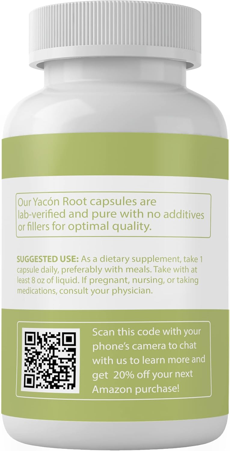 PURE ORIGINAL INGREDIENTS Yacon Root and Fenugreek Seed Bundle, 100 Capsules Each, Always Pure, Lab Verified