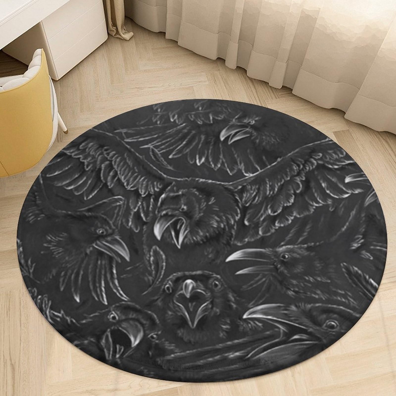 Tapis de décoration Viking en flanelle pour protéger le parquet du salon