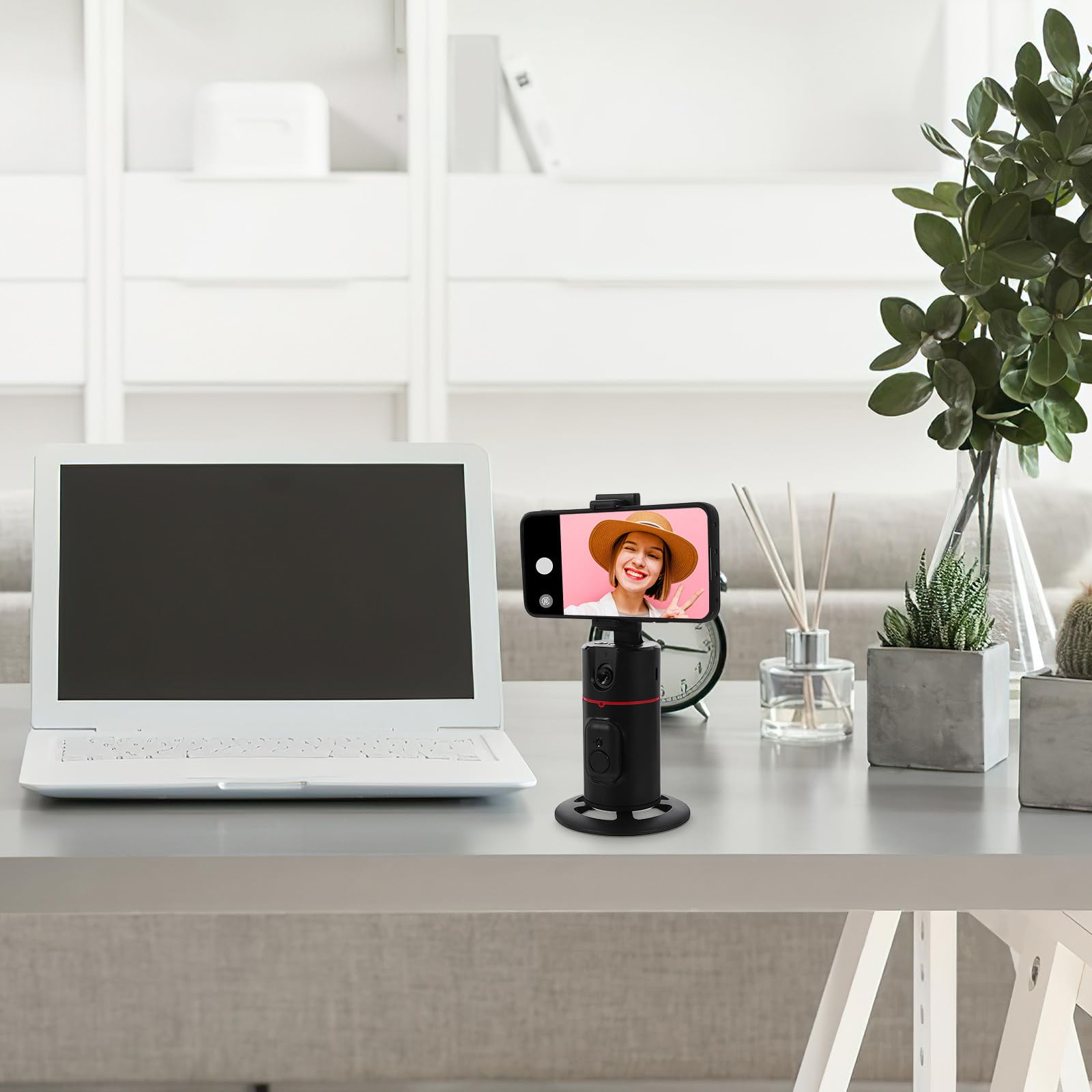 Estabilizador de Teléfono de Mano con Seguimiento Facial Automático