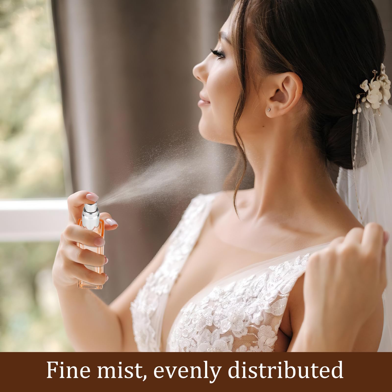 4 sztuki rozpylaczy do perfum, 20 ml, szklane perfumy, puste mini rozpylacz perfum w podróży, dla mężczyzn i kobiet (pomarańczowy, fioletowy, szary, różowy)