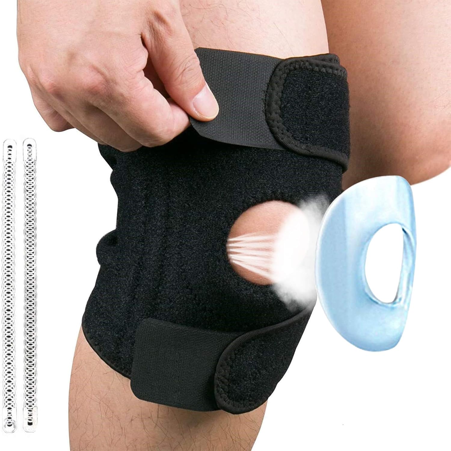 Finger Ten Knee Support Women Men Medical Knee Pads Knee Support Velcro