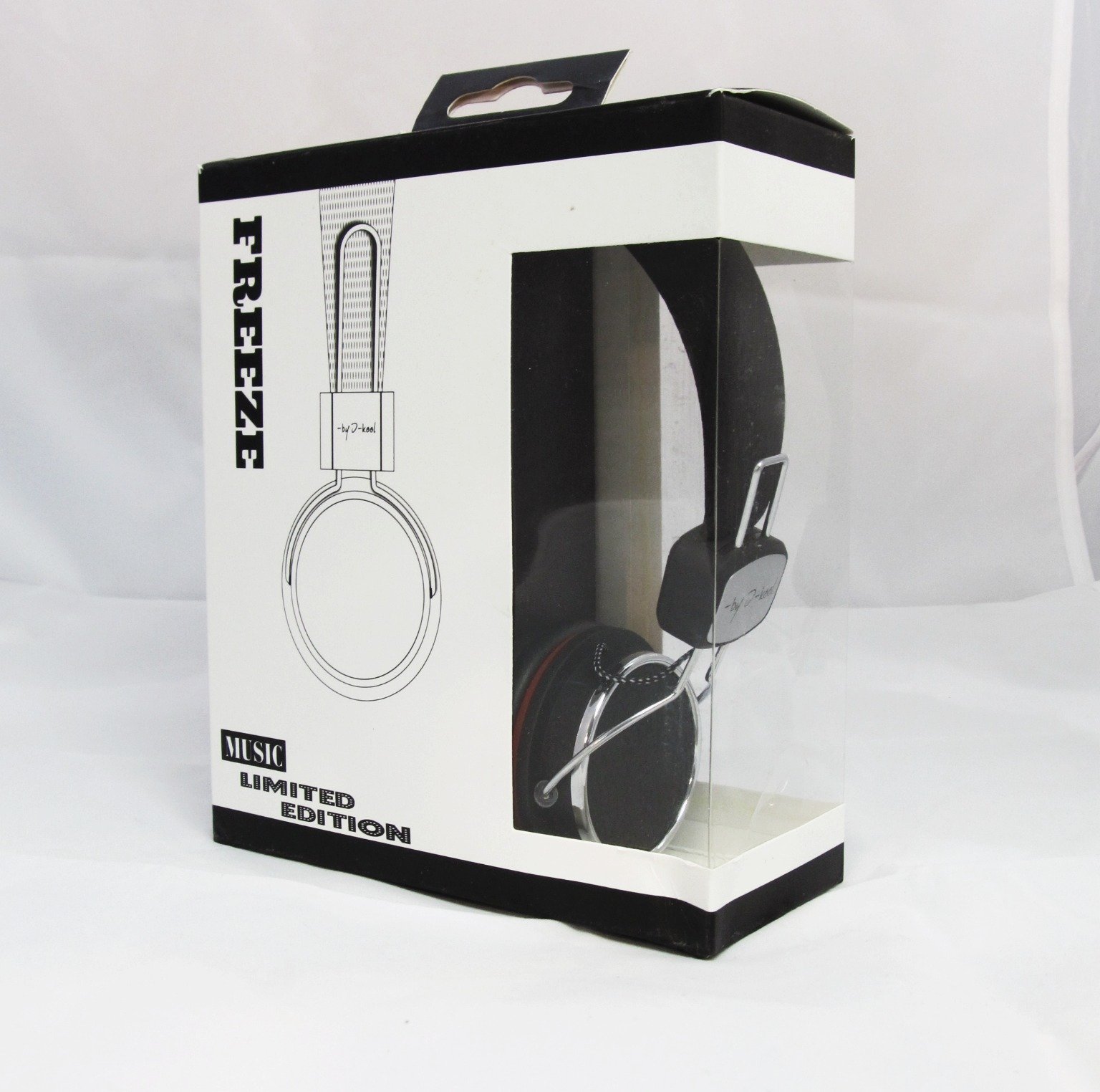 I-Kool Freeze X-Treme Series Headphone with Bass Boost, Fully Foldable for Easy Travel, Detached AUX Cable Included, White