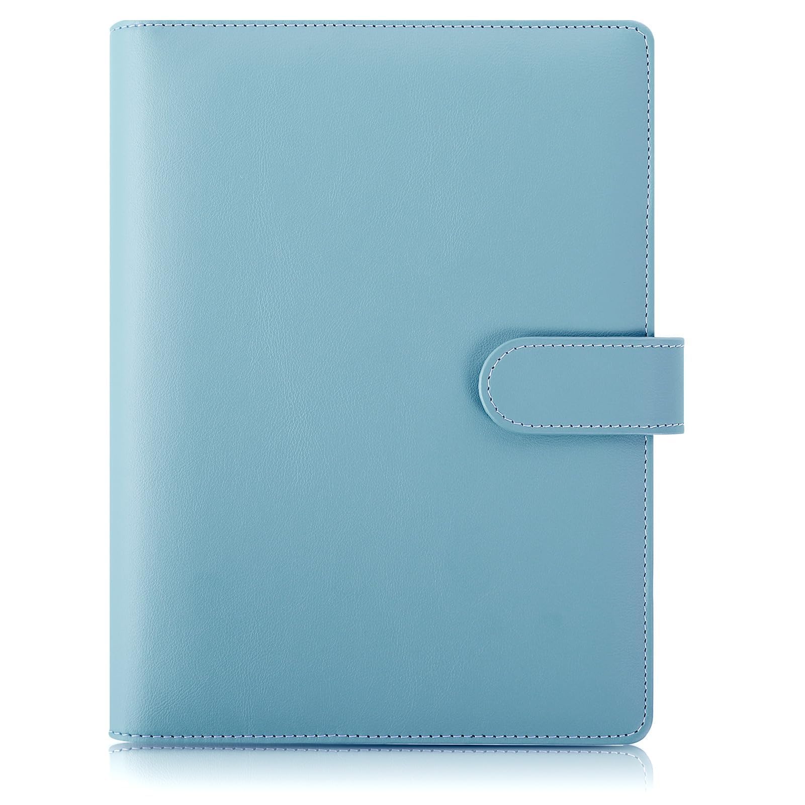 Classeur A5 Cuir PU 6 Anneaux - Organiseur Personnalisable - Porte-cartes Et Stylo Inclus