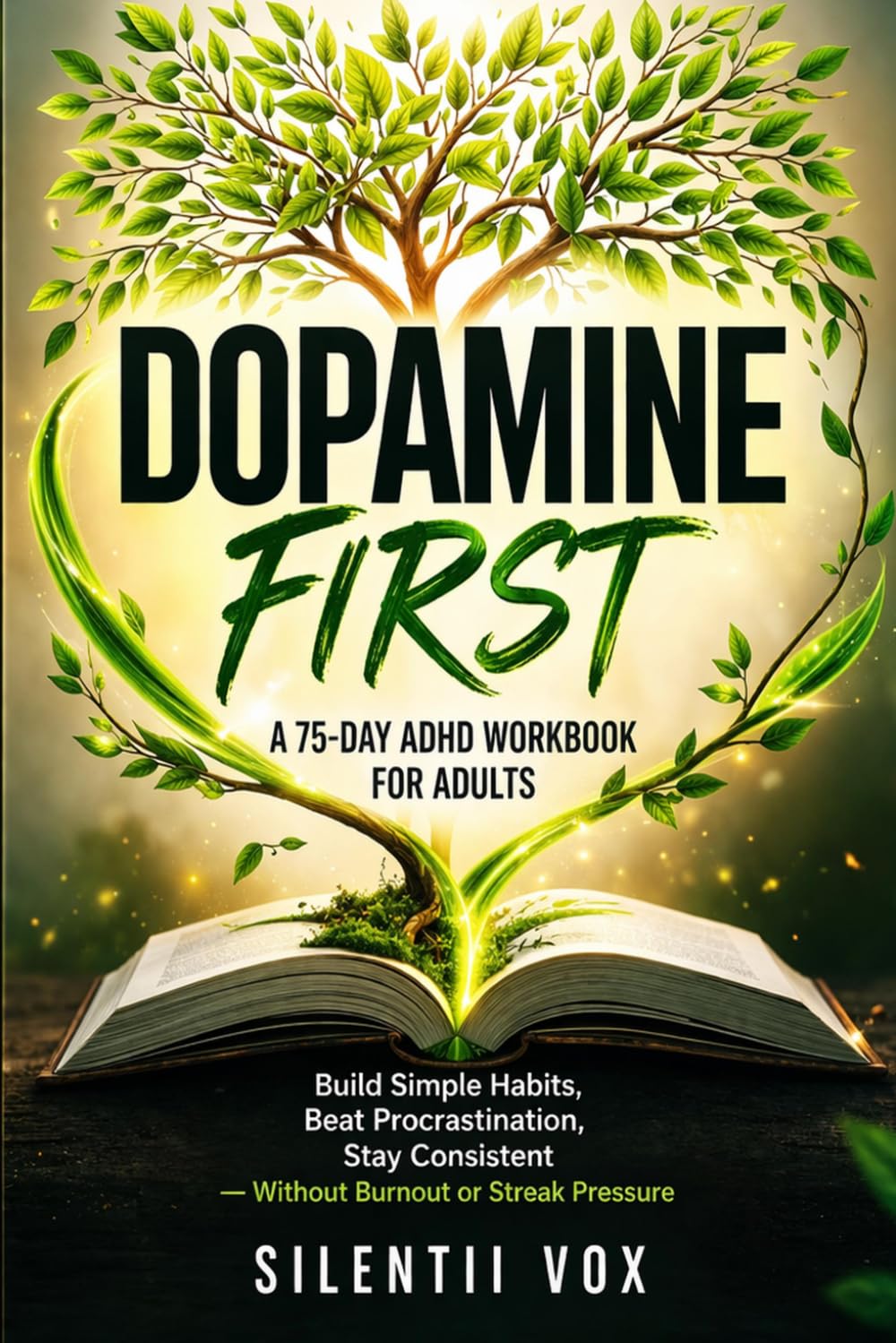 DOPAMINE FIRST: A 75-Day ADHD Workbook for Adults to Build Simple Habits, Beat Procrastination, and Stay Consistent — Without Burnout or Streak Pressure