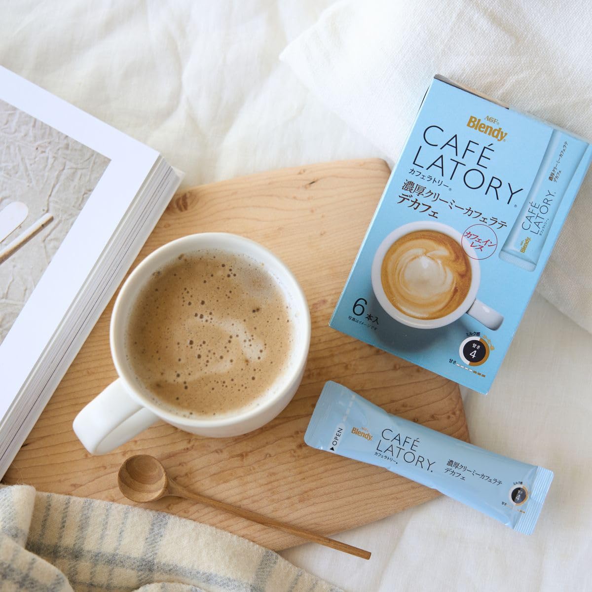 Amazon.co.jp: AGF Blendy Cafe Latory Sticks, Rich Creamy Cafe