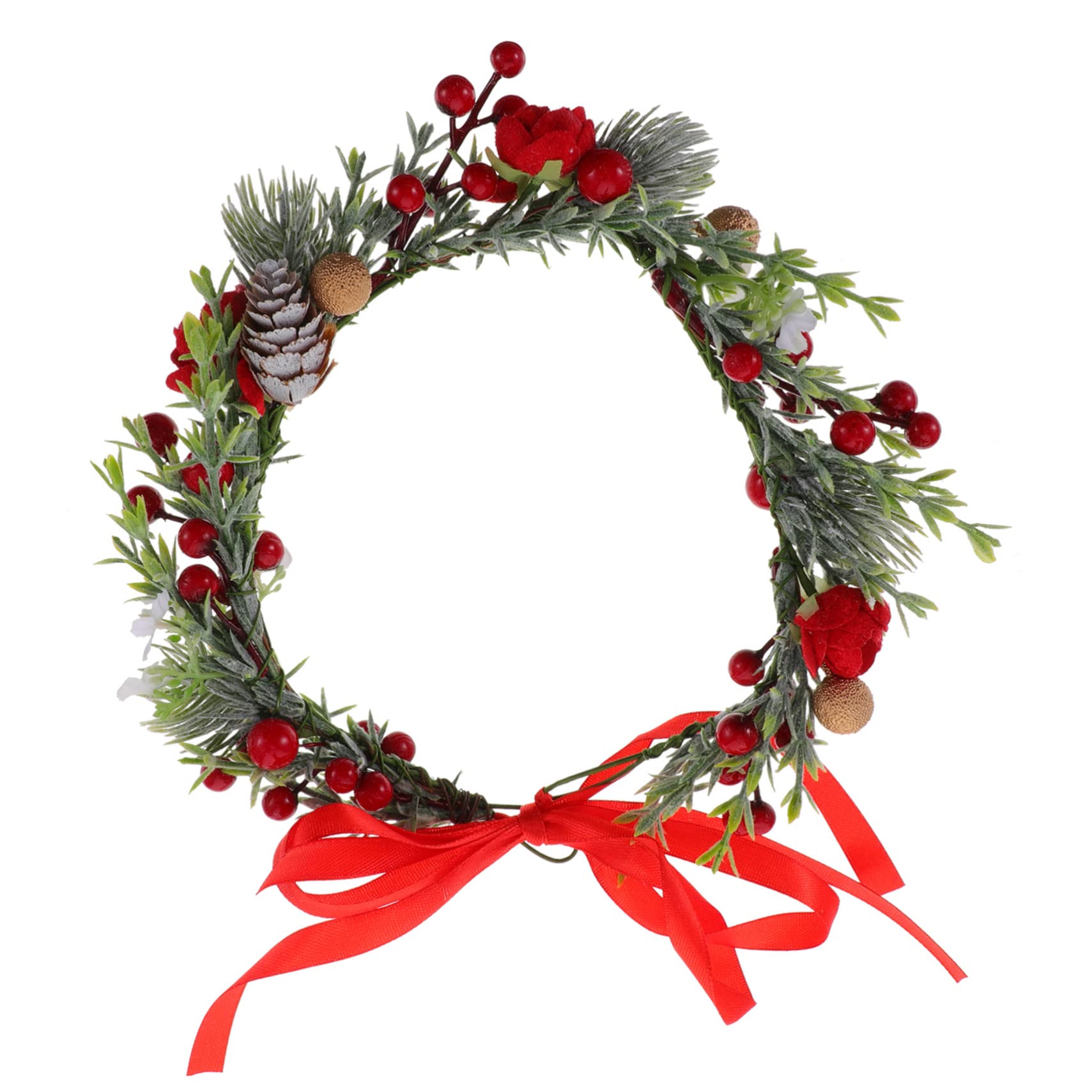 GALPADA 4stücke Künstlicher Blumenkranz Haarschmuck Mit Blättern Stilvolles Haarband Für Festivals Hochzeiten Und Kostüme Dekorative Krone Für Frauen Und Mädchen