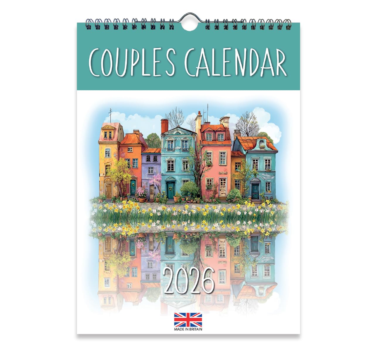 2026 A4 Couples Calendar. One Month to View. Wall Calendar by Absolutely Yours.