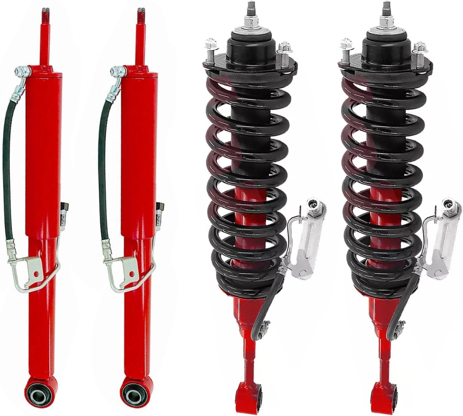 Amazon.com: 48520-80232 48540-39865 Front & Rear Shock Spring