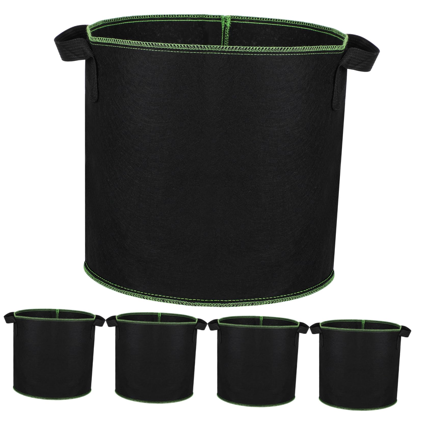 Healvian 5stücke Pflanzsäcke Für Pflanzen Gemüse Und Blumen Anzuchtsäcke Aus Vliesmaterial Für Garten Geeignet Für Tomaten Kartoffeln Paprika Und Basilikum