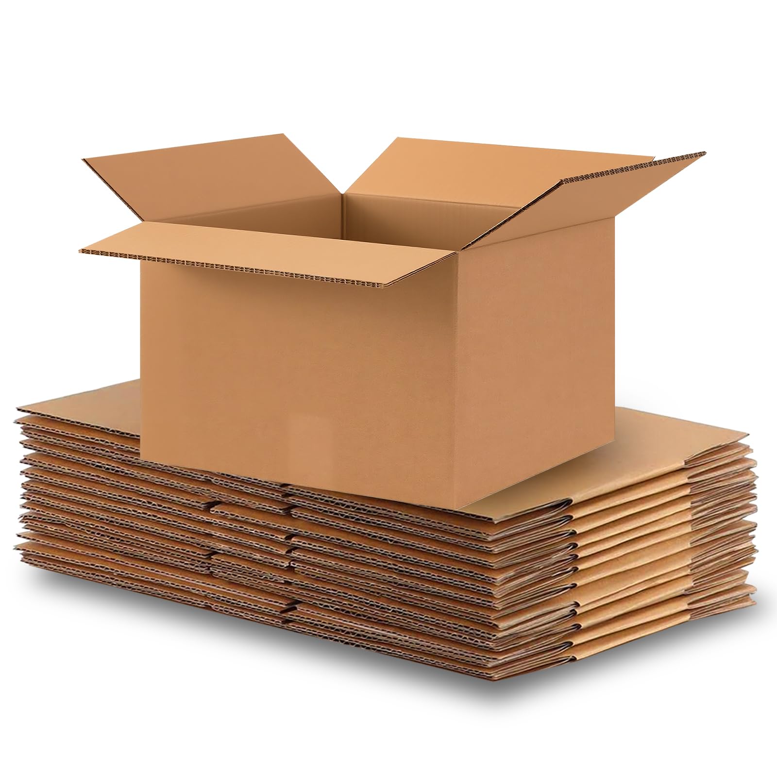 - Large Moving Boxes Heavy Duty, 12 Pack 20" x 20" x 15" Double Corrugated Packing Boxes for Moving Shipping Storage (20"x 20"x 15"(No Handle))