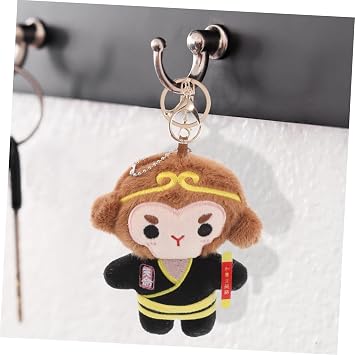 Black Goku Monkey Plush Stuffed Doll Soft Monkey Toy for Boy Girl Adorable Decor for Garden