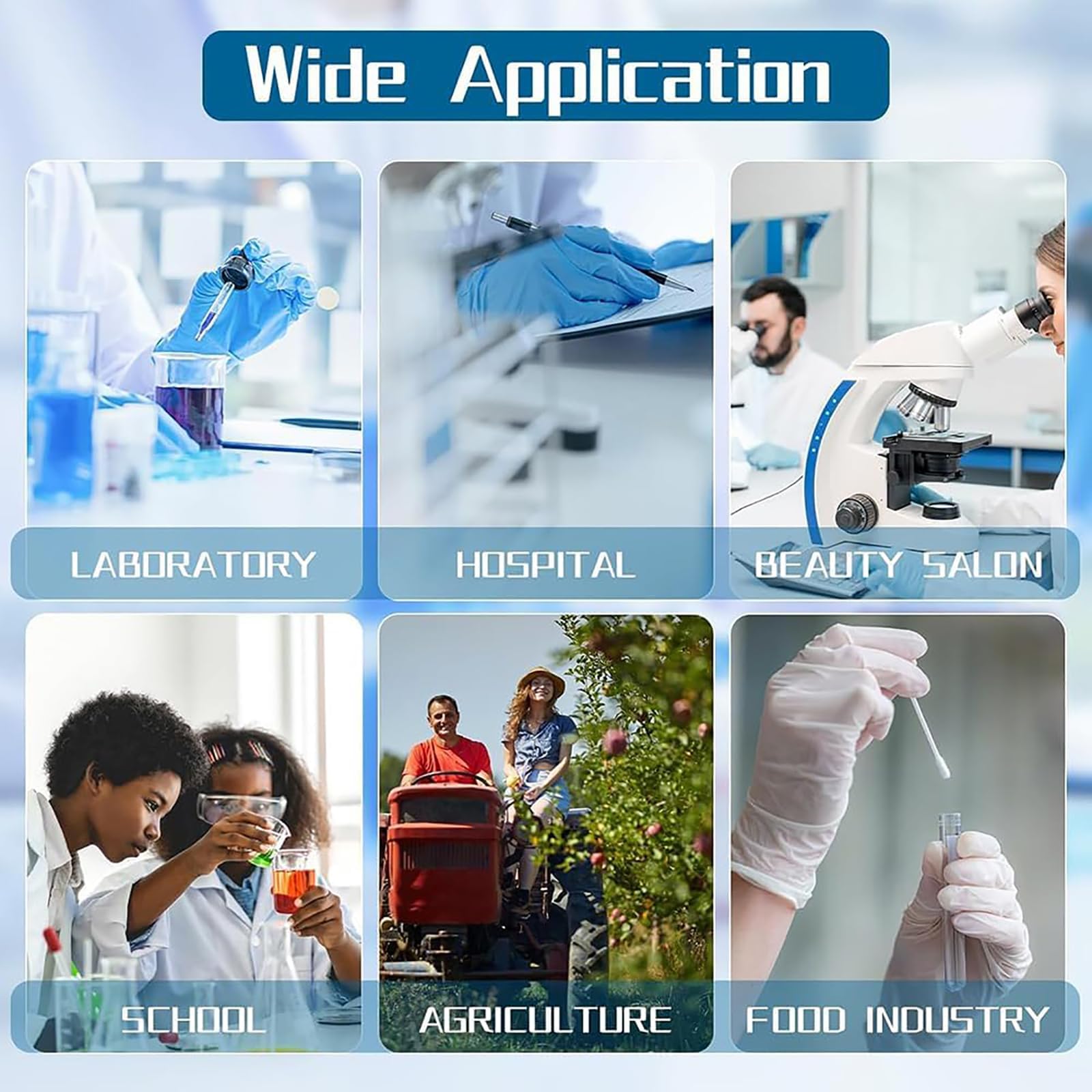 Laboratoryjny mikser wirowy, wielofunkcyjny mikser oscylacyjny laboratoryjny, z 6 wymiennymi modułami, wyświetlacz LCD, prędkość 200-3000 obr./min, czas 1s-999 min, do kolb / płyty ELISA / probówek
