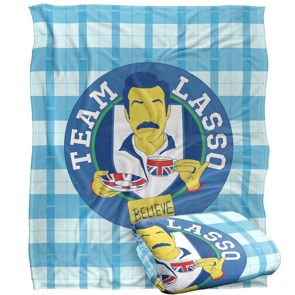 TED LASSO Blanket, 152 x 127 cm Team Lasso Silky Touch Super Soft Throw Blanket