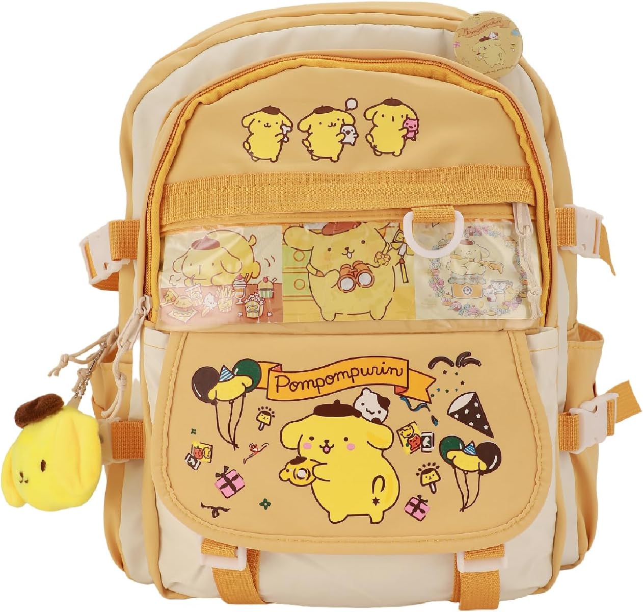 Photo 1 of  juju Yellow Kawaii Backpack For School - Cute Girl Backpacks For School - Cute Girls Backpack Kawaii - Kids Backpacks Cartoon 