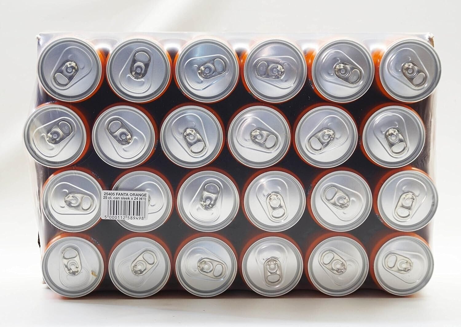 48er-Pack Fanta Original,Erfrischendes Alkoholfreies Getränk mit Orangensaft,Einweg-Dose 250ml + 1er-Pack Kostenlos San Benedetto Eistee mit Zitrone Ohne Zucker 330ml Dose