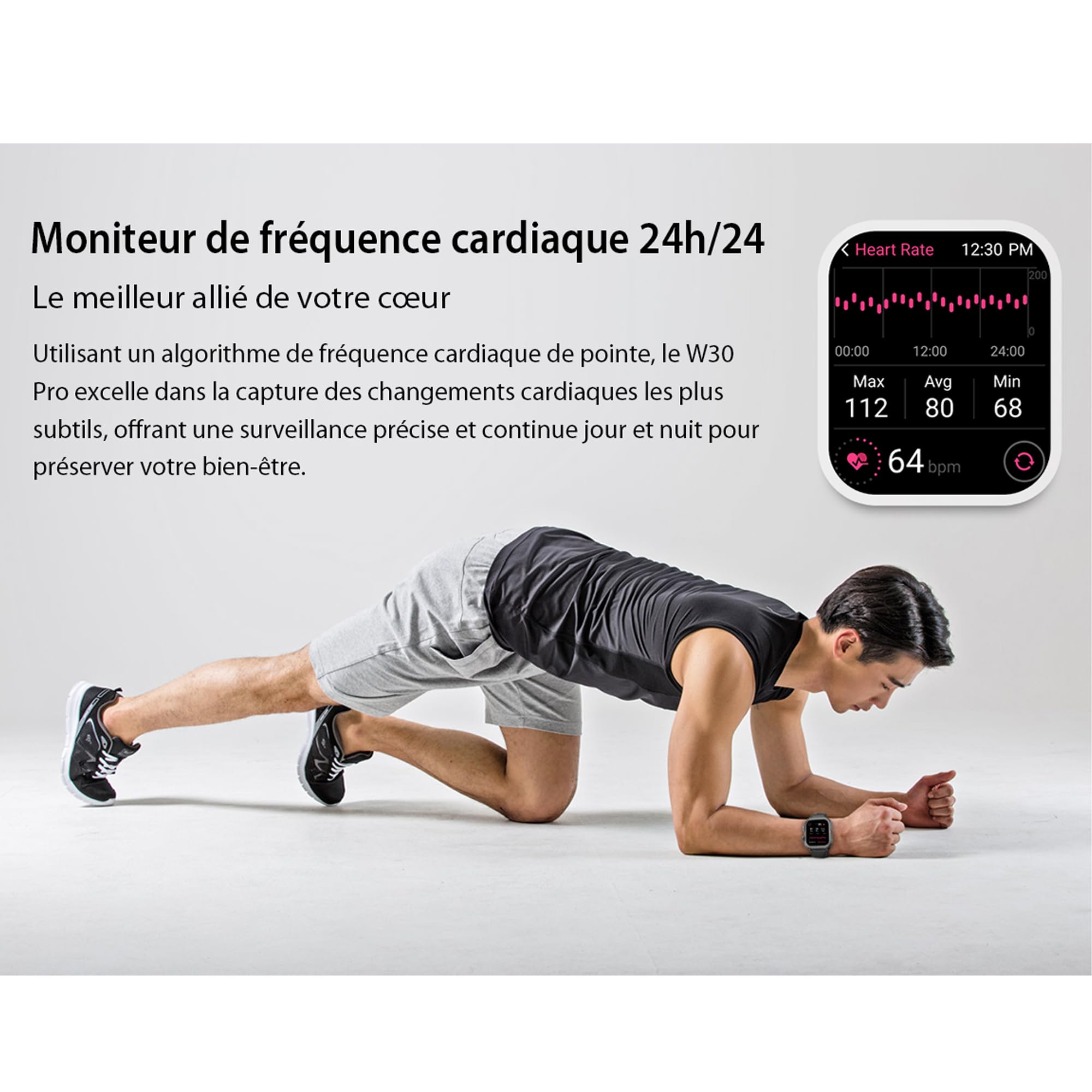 Blackview W30 sportowy smartwatch z ekranem 1,91" + 100 trybów treningu i powiadomień, głębokość nurkowania 10 m, 7-dniowa autonomia, mikrofon, czarny, 320 x 380 cm, czarny, czarny, 320 x 380, Hybryda