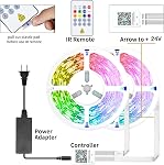 Volivo 100 FT Bluetooth Led Strip Lights Compatible with App Control Remote, 5050 RGB Led Lights for Bedroom, Music Sync Color Changing Lighting for Bedroom, Home, Kitchen, Party Decors