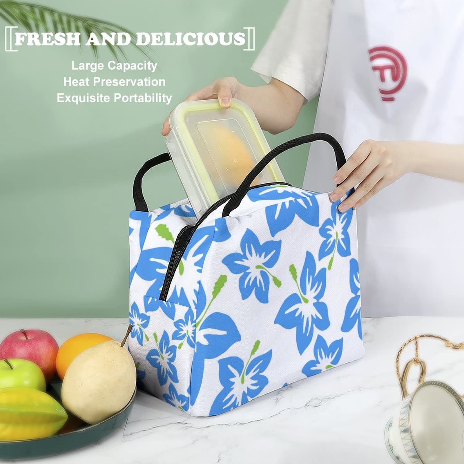 Sac Isotherme Pique-nique Avon (bleu/blanc, Inutilisé) - Stocké