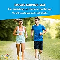 Vista 5 de Feel Festive - Paquete múltiple de 12 granos de garbanzo con queso nacho y garbanzo, crujientes y equilibrados sin macro nueces, sin OMG, veganos