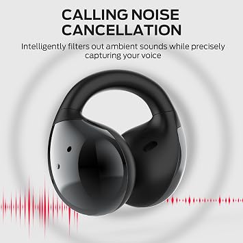 Monster Open Ear AC600 Headphones, Bluetooth 5.4 Wireless Earbuds with HiFi Stereo, Clip-On Earbuds with ENC Clear Call, 21H Playtime, Touch Control, IPX6 Waterproof Wireless Headphones for Sport