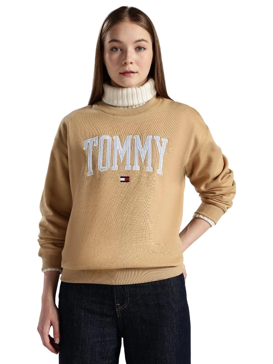 tommy hilfiger Regular fit Cotton Crew Neck Sweatshirt-picture-10