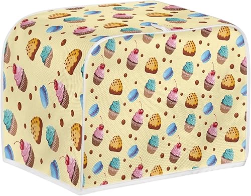 Miniatura 29 de Dolyues Cubierta para tostadora con estampado de pollo, 4 rebanadas, cubiertas para electrodomésticos pequeños de cocina, protección contra el polvo