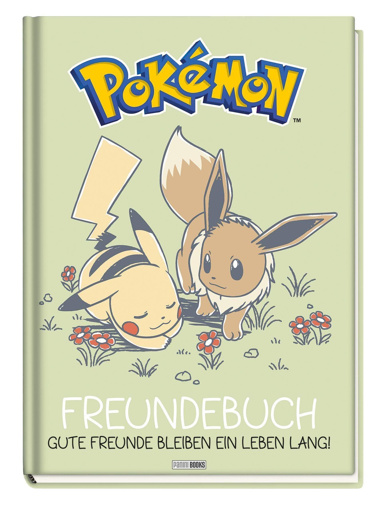Pokémon: Freundebuch - Gute Freunde bleiben ein Leben lang: Freundebuch für Erwachsene