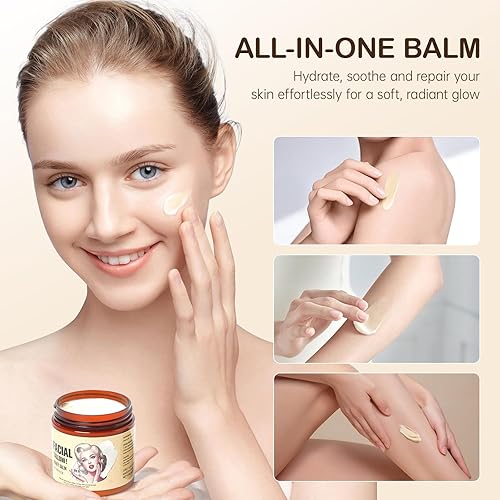 Miniatura 7 de Bálsamo de ternera para el cuidado de la piel (4.23 onzas), crema hidratante facial de ternera batida, mantequilla de piel de ternera orgánica