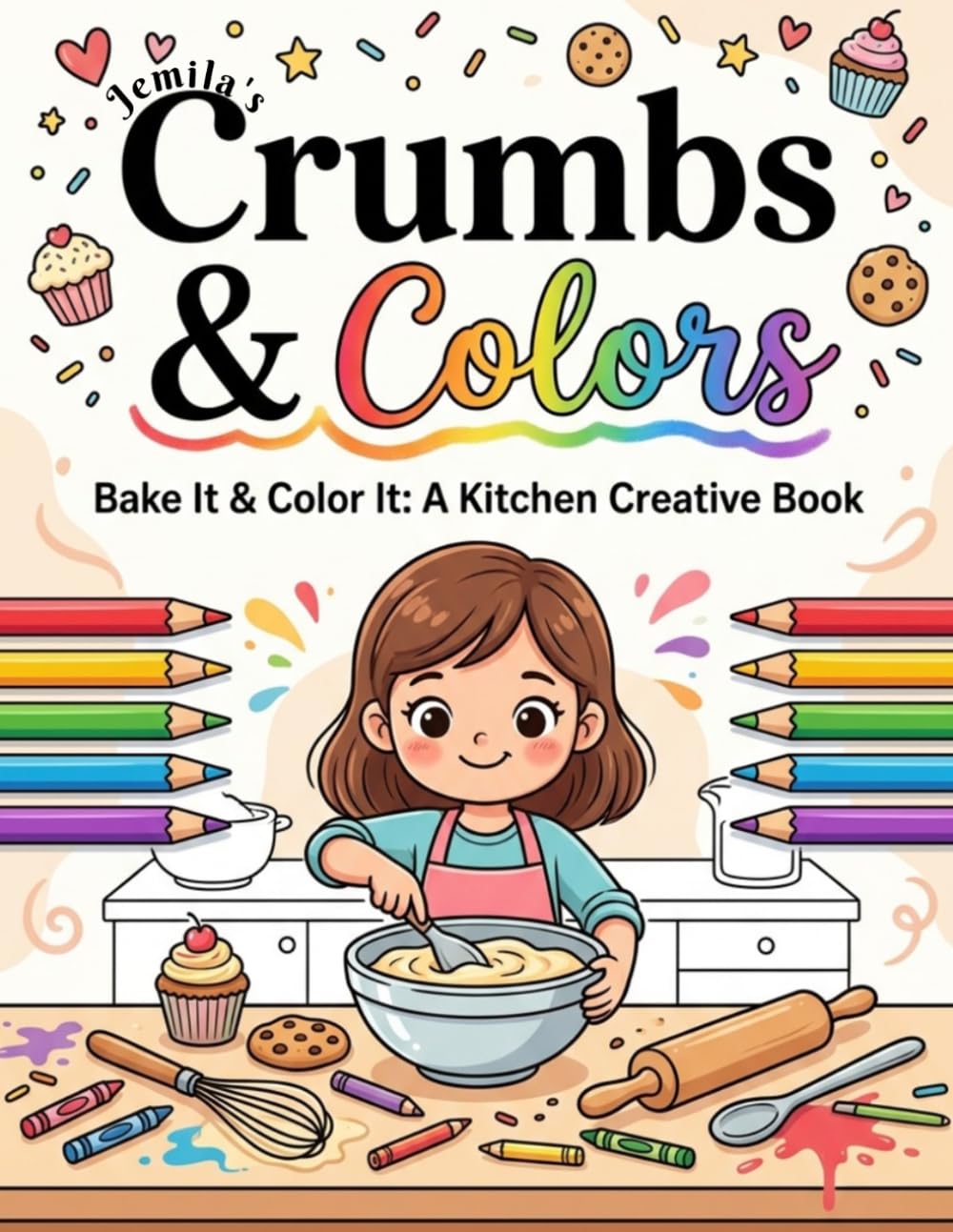 Crumbs & Colors - Bake It & Color It: A Kitchen Creative Book
