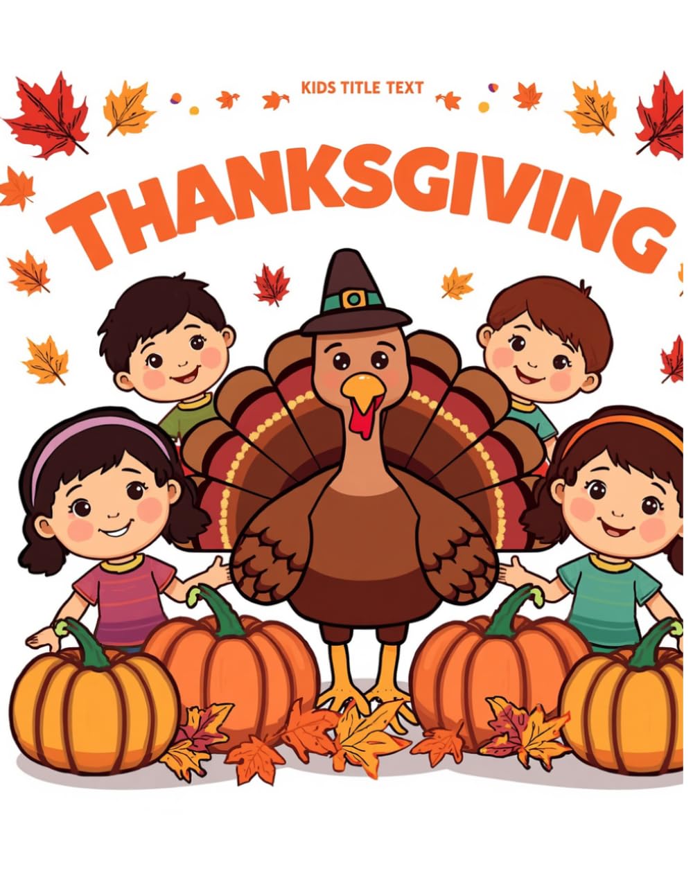 Happy Thanksgiving Fun for Kids (Ages 3–7): Fun, Easy & Cute Thanksgiving Coloring Pages for Toddlers and Kids Ages 3–7