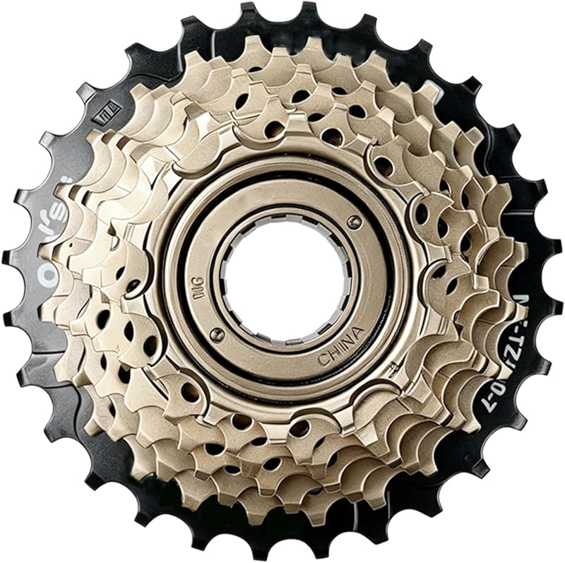 7-Speed Freewheel MF-TZ500-7 14-28T/14-34T for Bike | Screw-on type for threaded hubs. Smooth shifting for MTB, commuter, folding, and touring bikes. Durable steel construction.