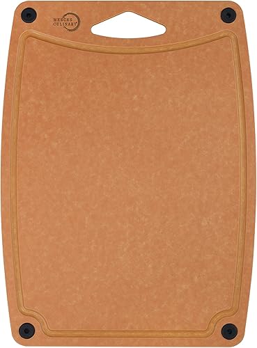 Vista 20 de Mercer Culinary Tabla de cortar compuesta 11 3/4" x 9 1/4" NSF Marrón