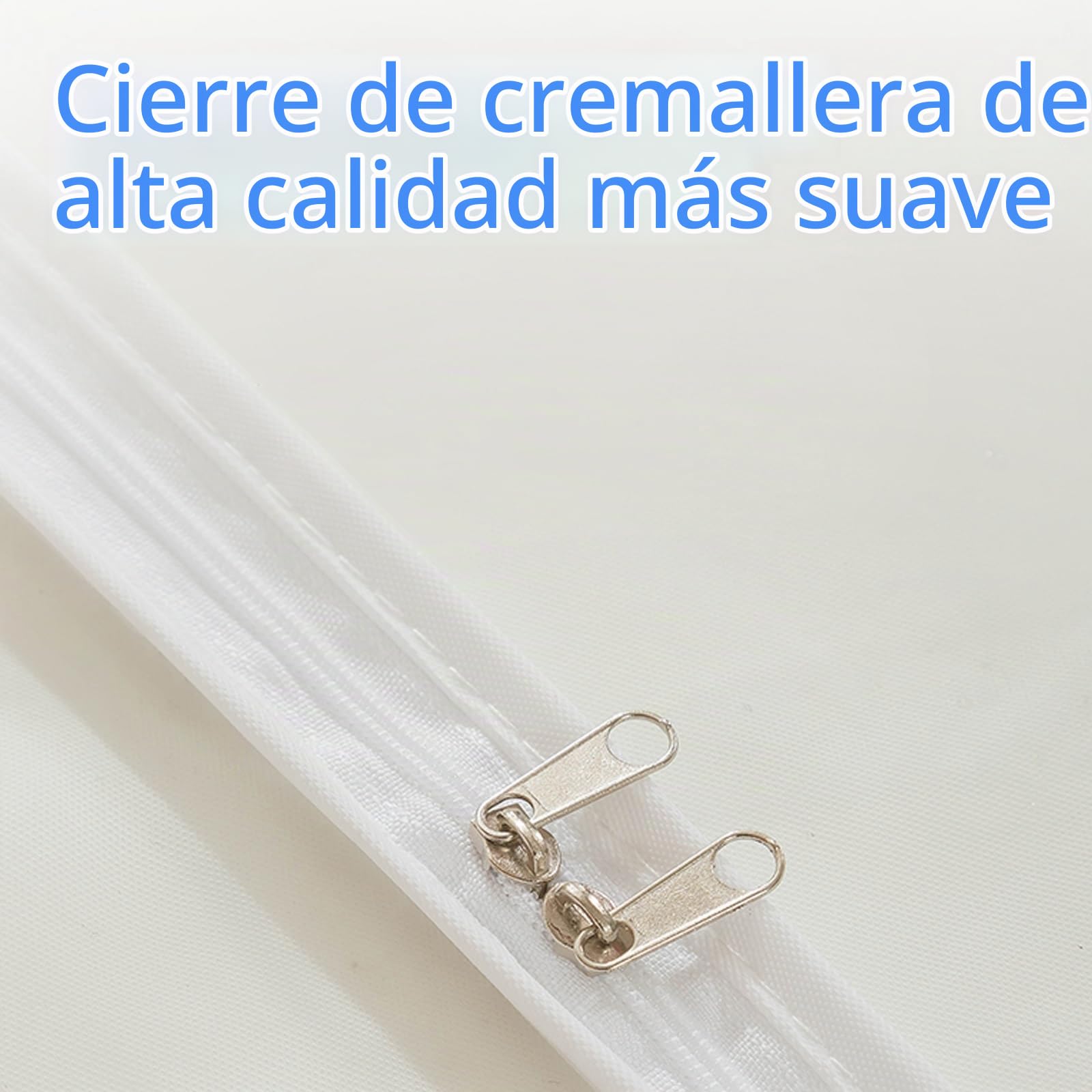 Fundas Ropa Armario Translúcida Bolsa para Guardar Ropa con Tapa y Cremallera Funda Burro Ropa a Prueba De Polvo(200x50x150cm/78x19x59in)