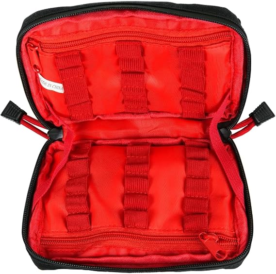 Front Admin Pouch for Plate Carrier, Padded Multi Pocket Molle