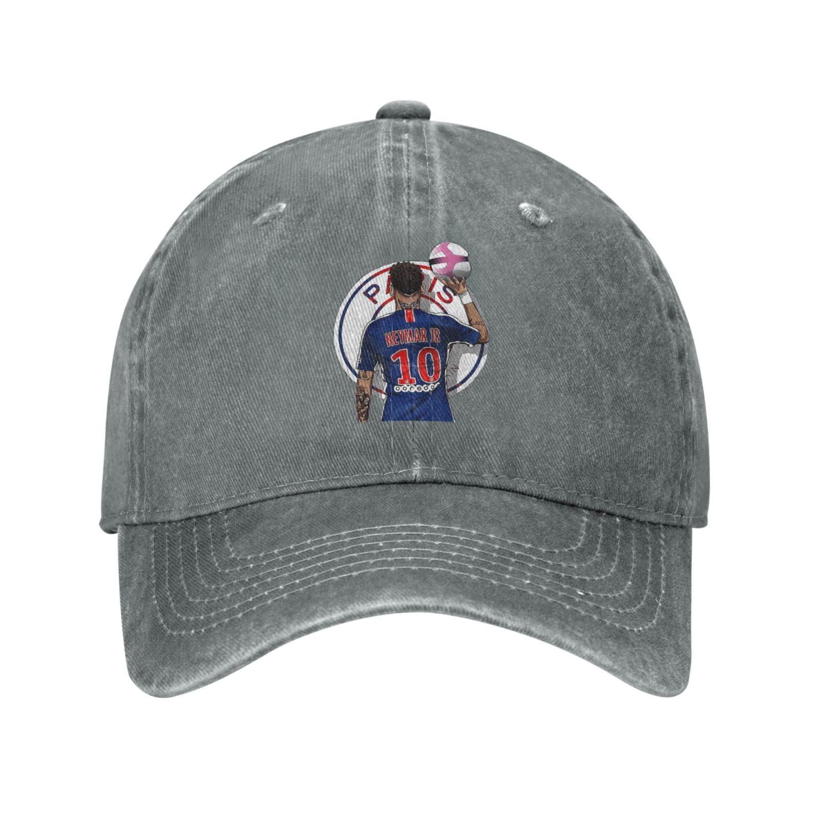 LUJA DLINGNeymar #10 3D Printing Snapback Baseball Cap Casquette Dad Hat Gift for Men Women