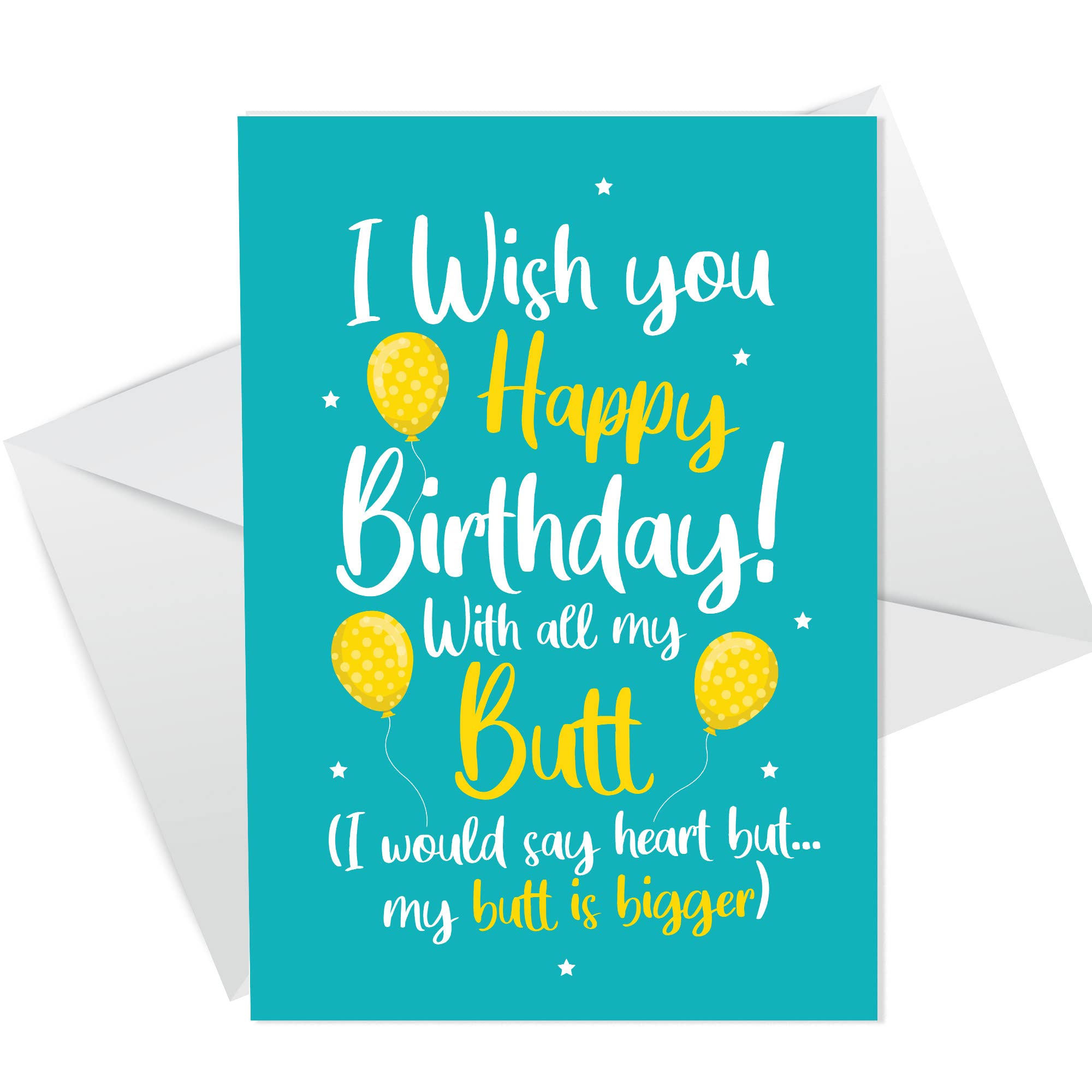 RED OCEAN Funny Birthday Card For Boyfriend Husband Novelty Cheeky Humour Card For Him
