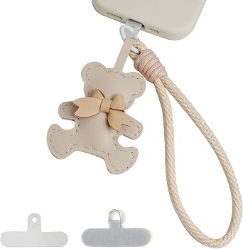 Phone Strap, Hands-Free & Detachable Cellphone Lanyard, Cellphone Chain Wristlet with Tether Tab