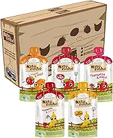 Natuzinho, Papinha Orgânica para Bebê, Kit com 5 Sabores (1 unidade de cada), Sem Açúcar, Aditivos ou Conservantes, Ideal para Introdução Alimentar, 99g cada
