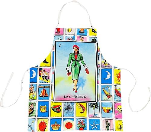 Leos Imports Loteria Card - Delantal de bingo mexicano con bolsillos