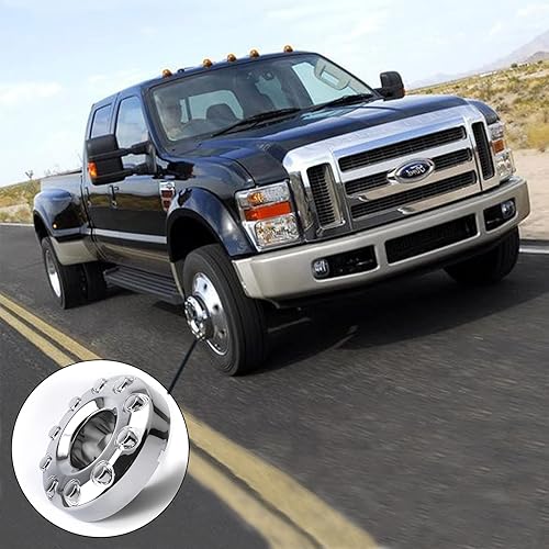Miniatura 2 de WEILEITE Tapones centrales de 19.5 pulgadas para rueda delantera de automóvil con 10 lengüetas compatibles con Ford F450 F550 2005-2016 Super Duty