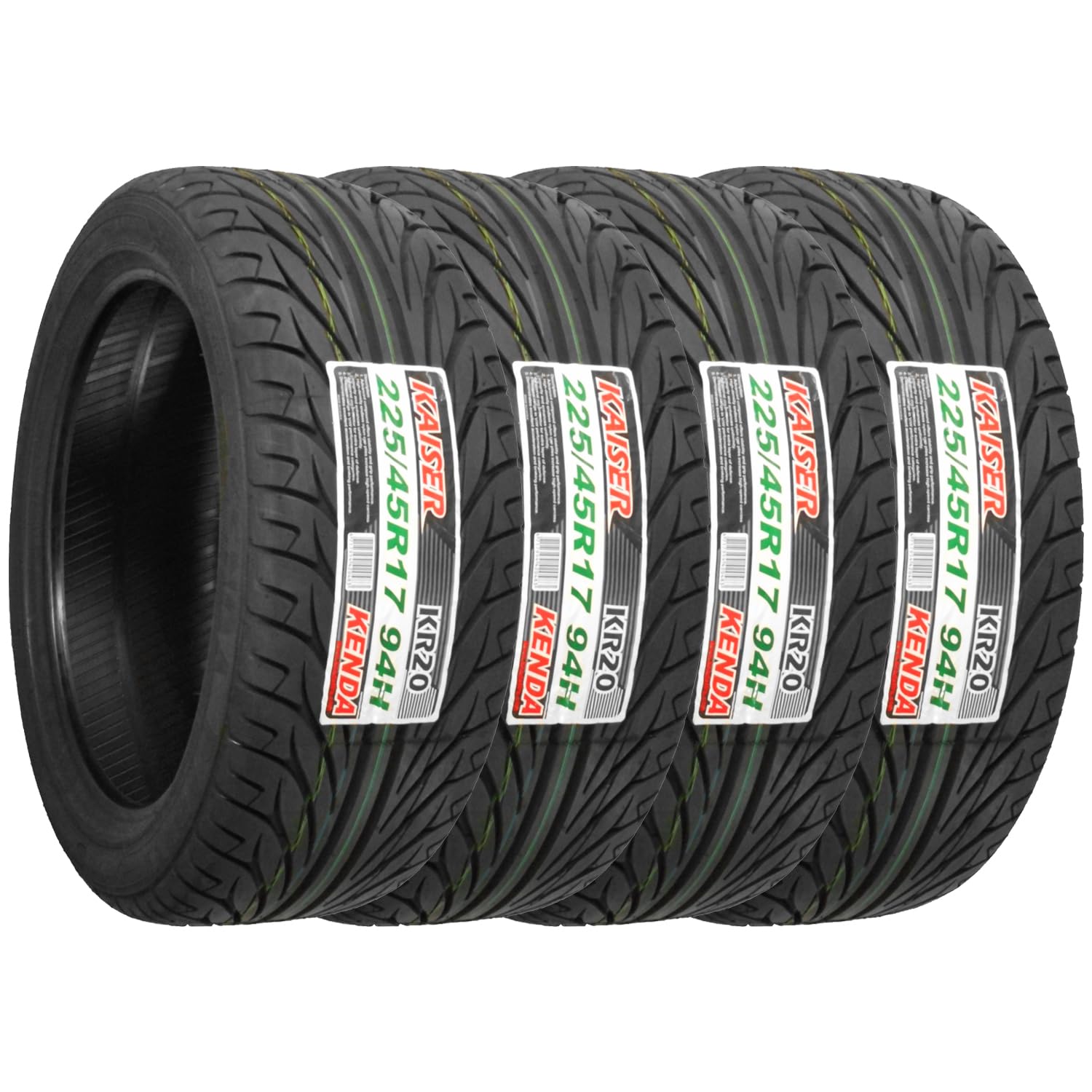 Amazon.co.jp: ケンダ(KENDA) サマータイヤ KAISER KR20 225/45R17 94H 