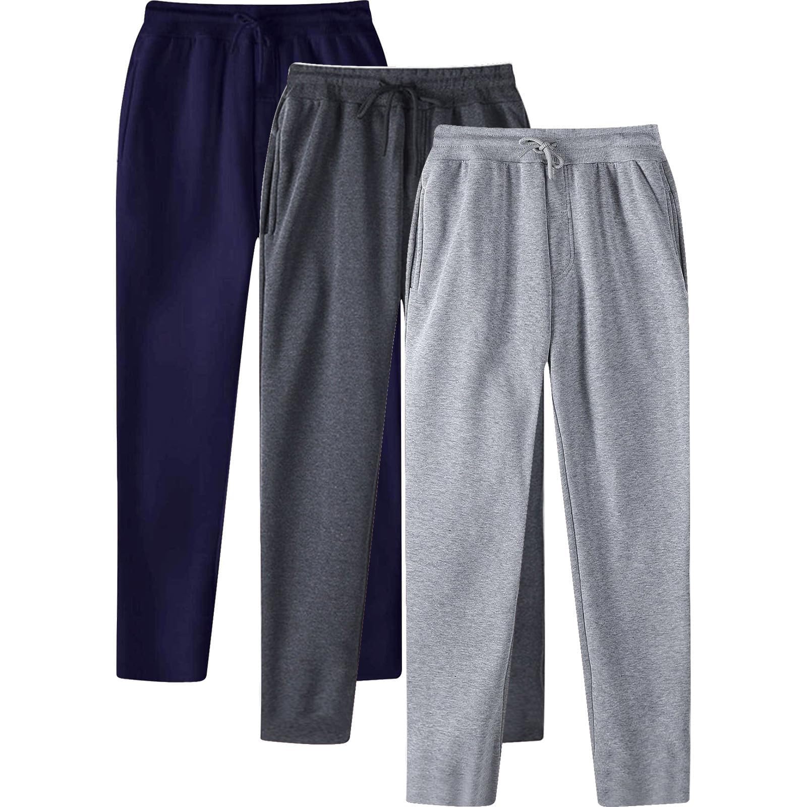 Pantalón Deportivo Hombre Pantalones De Chándal para Hombre Pantalón Chandal Verano Ligeros Cintura Elástica con Cordón con Bolsillos Pantalones De Yoga Casa Ocio