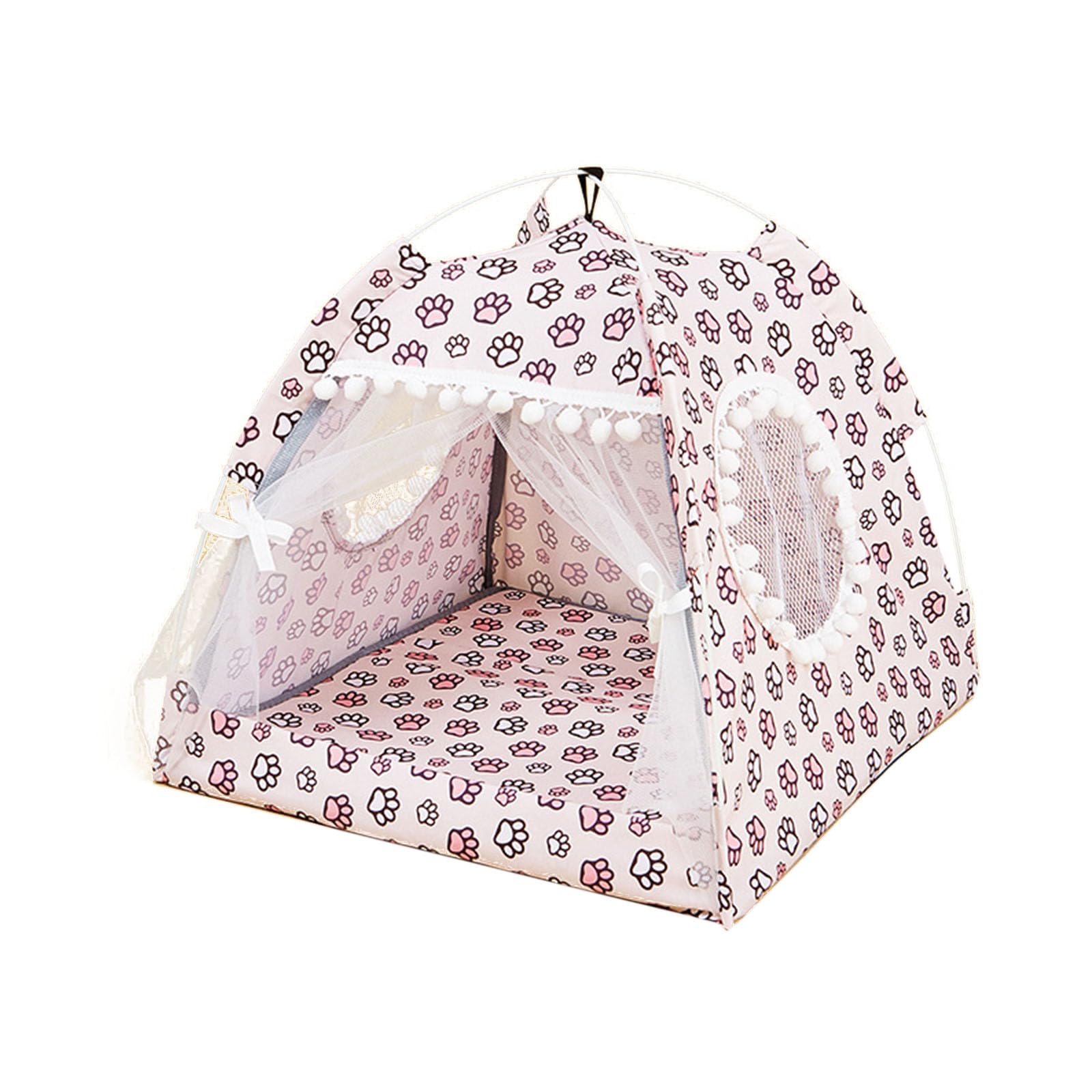 Huisdier Tipi Honden Kat Bed Voor Kat Honden Outdoor Camping Rusttent Draagbare Lichtgewicht Puppy Kat Huisdier Tent Kennels Tent Honden Kennels Tent Voor Katten Grote Honden Huis Kennels Zacht Huisdierbenodigdheden