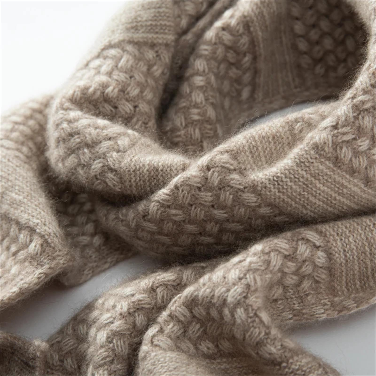 Sciarpa Sciarpa invernale lavorata a maglia in cashmere