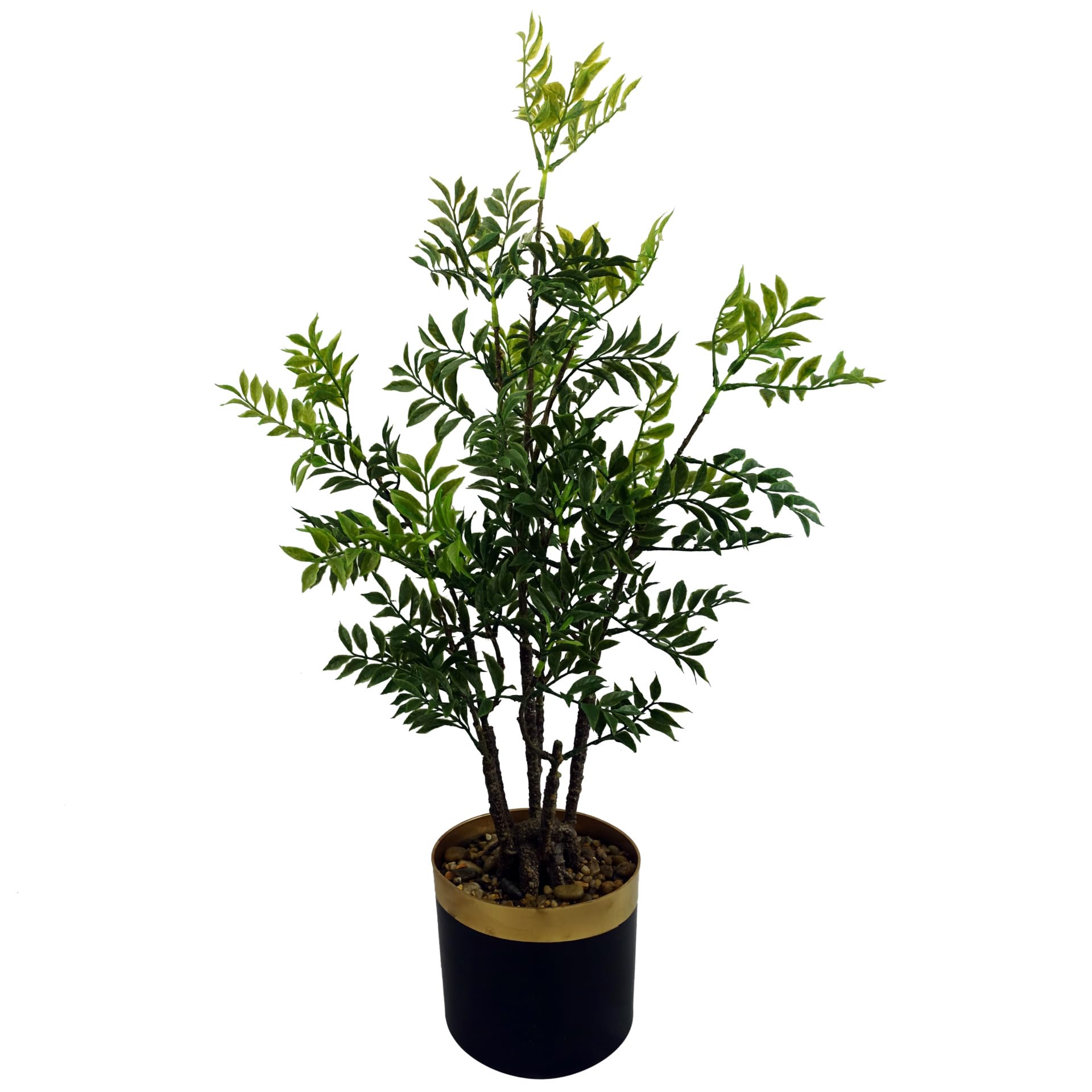 B&Q -  60Cm Artificial Nandina Bonsai Ficus Tree