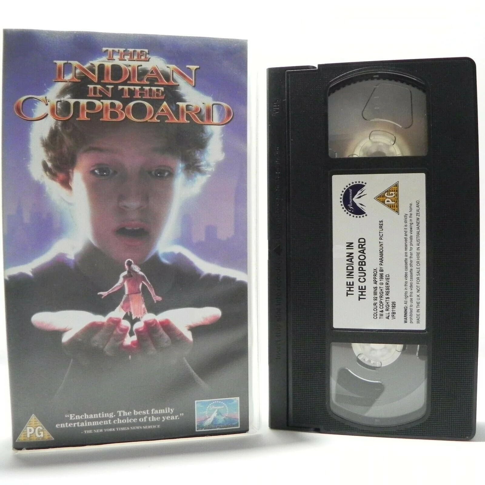 The Indian in the Cupboard VHS film anglais édition originale d'époque