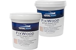 512884 Fixwood: Total Fair Epoxy Fairing Compound for Marine-Grade Wood Repair