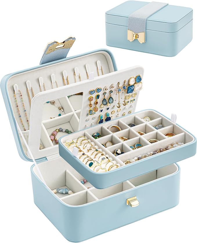 Ring Reis Sieradenbox met Spiegel