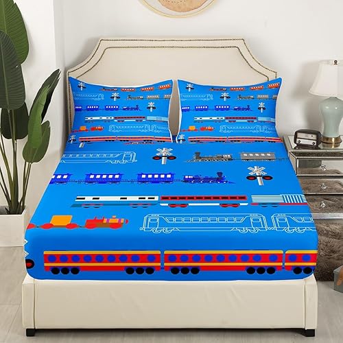 Miniatura 17 de Erosebridal Juego de sábanas para videojuegos, tamaño individual, color morado, sábana bajera ajustable para niños y niñas, moderno juego de sábanas